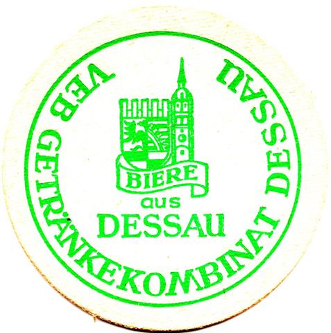 dessau de-st dessauer rund 1a (180-veb getrnkekombinat-grn) 